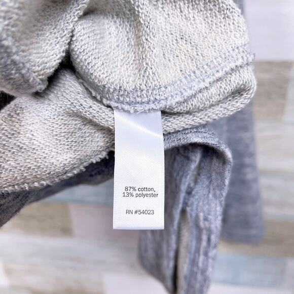 Athleta Derek Lam Downtown French Terry Mini Dress Gray Colorblock Womens XS - Picture 8 of 9